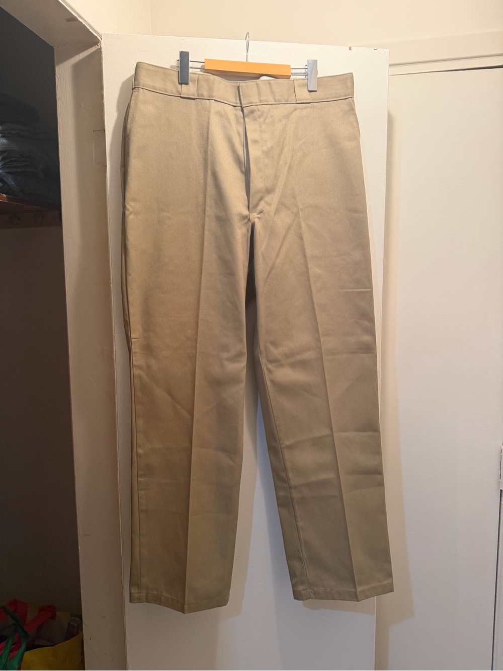 Dickies Men's Straight Fit Khaki Work Pants - Light Tan